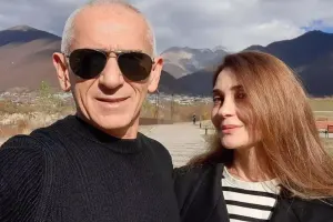 Gülzar Qurbanova həyat yoldaşı ilə