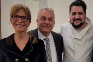 Yusif Eyvazov Macarıstanın baş naziri və xanımı ilə görüşdü