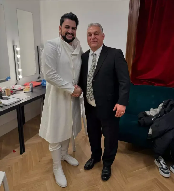 Yusif Eyvazov Macarıstanın baş naziri və xanımı ilə görüşdü