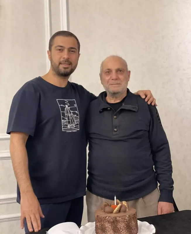 Namiqdən atası ilə paylaşım