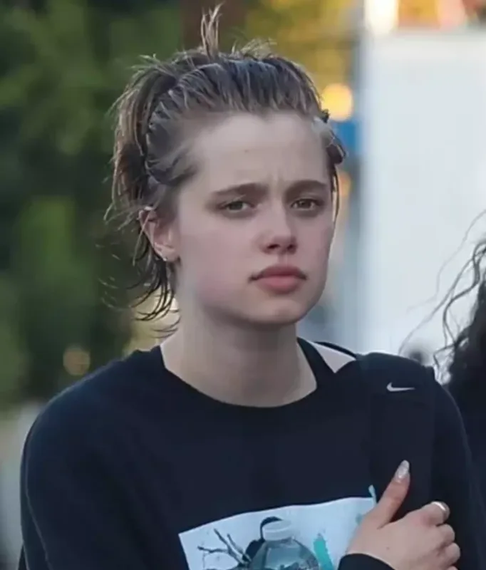 Ancelina və Bredin qızı bu halda görüntüləndi