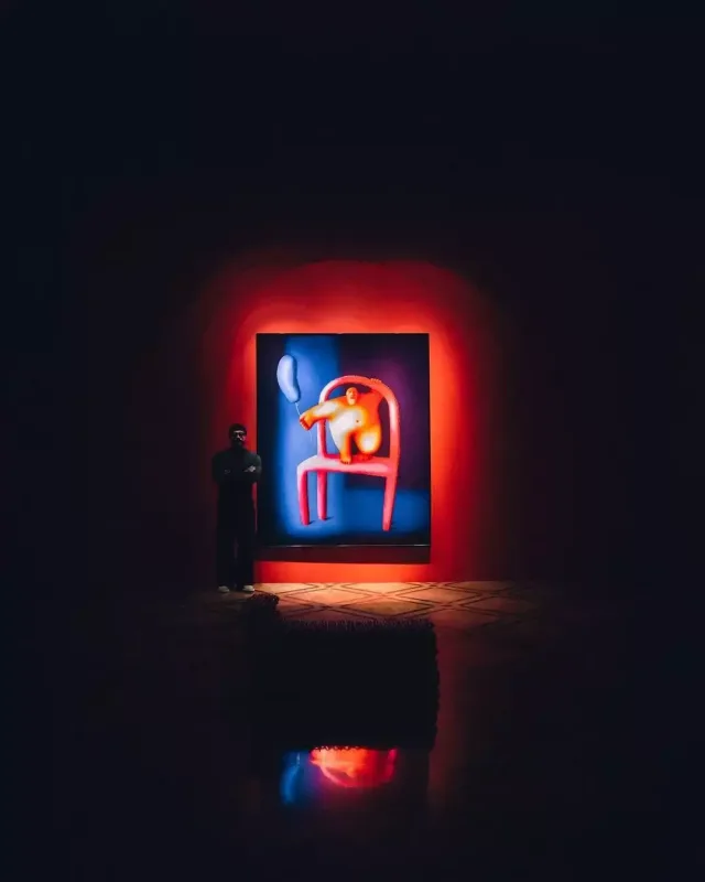 Timati dodaq uçuqladan məbləğə rəsm əsəri aldı