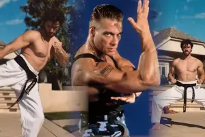 Van Dammın oğlu atası kimi karateyə başladı