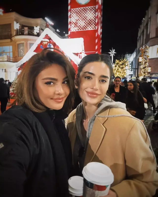 Suada baldızı ilə “Yeni İl” yarmarkasında