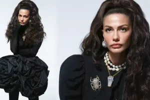 Demet Özdemir pozalar verdi