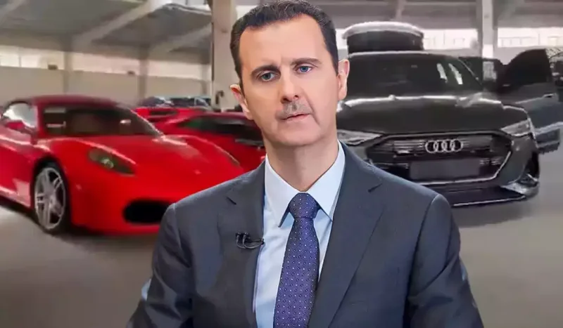 Suriyadan qaçan Əsədin qarajında lüks avtomobillər aşkarlandı