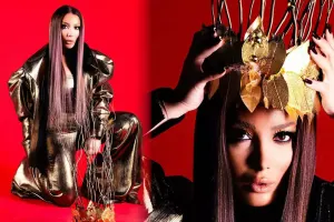 Günay bu dəfə qızılı “look”da