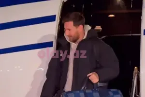Messi Bakıya gəldi! - VİDEO