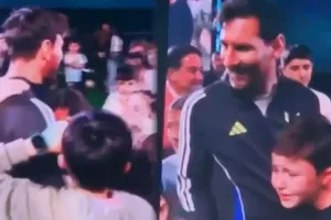 Bakıda Messi ilə görüşən fanatlar ağladılar