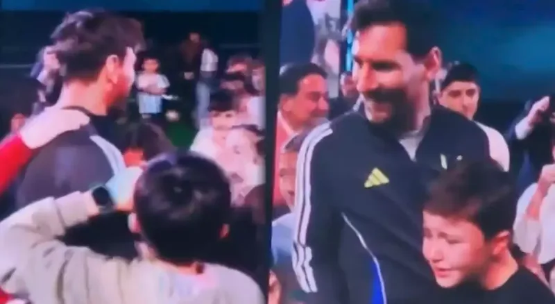 Bakıda Messi ilə görüşən fanatlar ağladılar