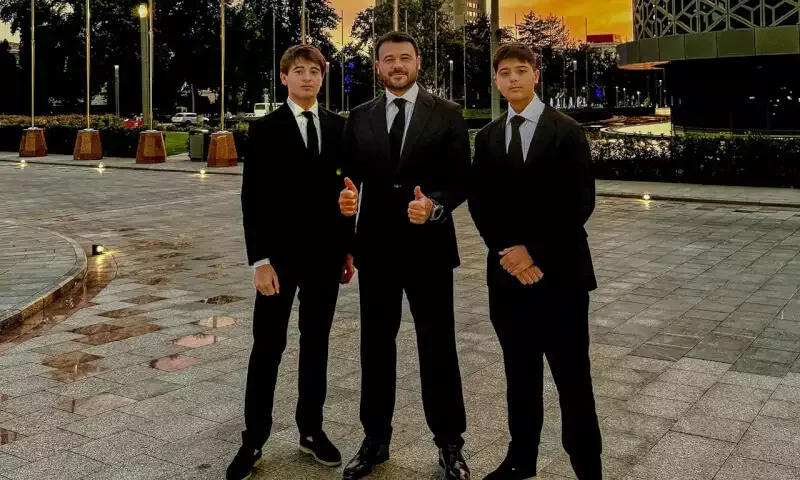 Oğullarından Emin Ağalarova sürpriz