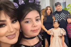 Nazpəri qız nəvəsinə doğum günü keçirdi