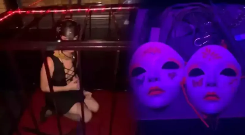 Gecə klubuna polis basqını - Video