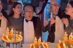 Elariz xanımı ilə 60 yaşını belə qeyd etdi