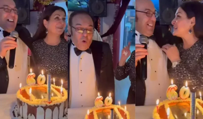 Elariz xanımı ilə 60 yaşını belə qeyd etdi