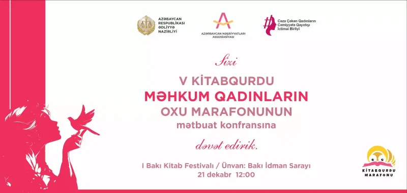 “V Kitabqurdu məhkum qadınların oxu marafonu” keçiriləcək