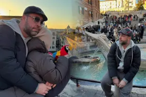 Azərin oğlu ilə İtalya tətili