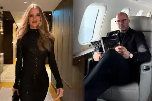 Boks matçına baxmaq üçün xanımı ilə Ərəbistana gəldi