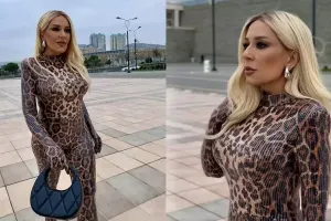 Tünzalə geyimi ilə yenə də təəccübləndirdi