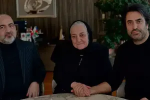 Polad Həşimovun anası Mənsimov və Mahsunla bir arada