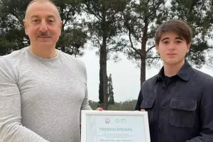 Prezidentdən nəvələrinə “Təşəkkürnamə”!