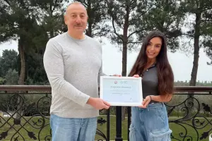 Leyla Əliyeva təltif olundu