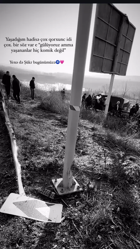 “2024-cü il son zarafatını etdi” - Qəza keçirən Mehin