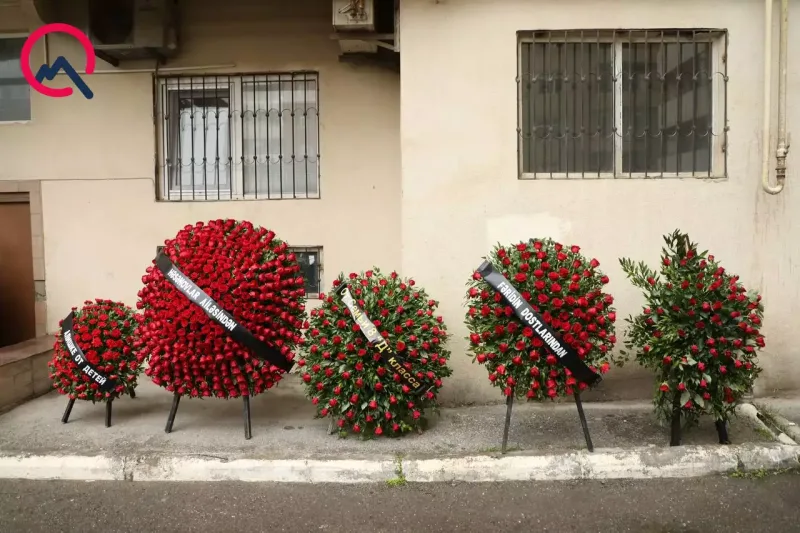 Yaxınları Məhəmmədəli ilə vidalaşır... - Fotolar