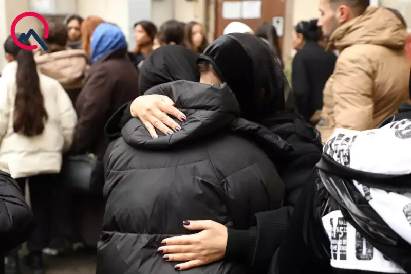 Yaxınları Məhəmmədəli ilə vidalaşır... - Fotolar