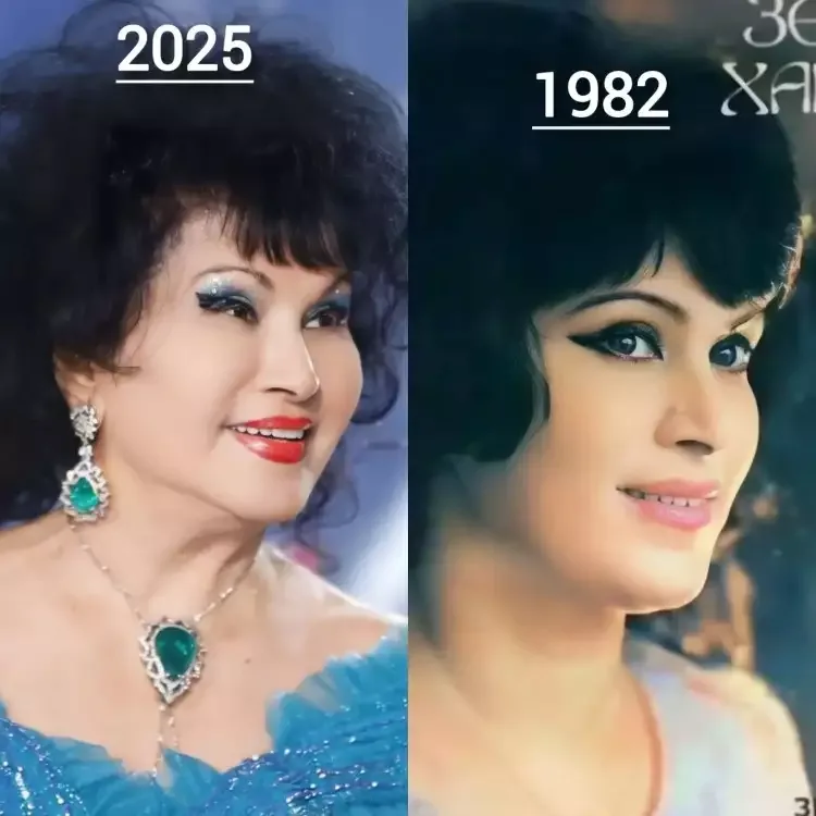 Zeynəb Xanlarova 43 il əvvəl - Foto