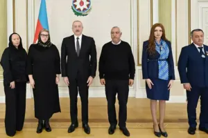 Prezident onlarla görüşdü... - Fotolar