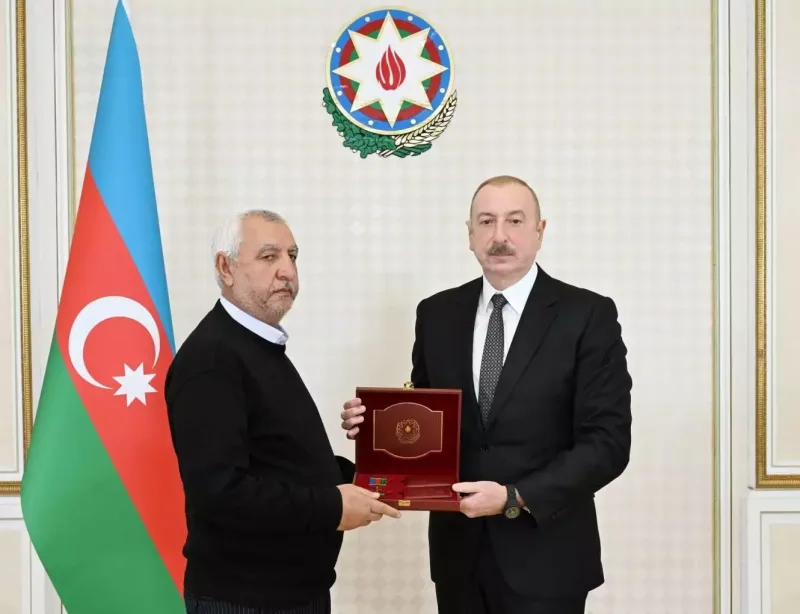 Prezident onlarla görüşdü... - Fotolar