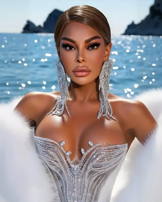 Aygün Kazımovadan süni intellektlə fotosessiya