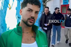 Kerimcan polis tərəfindən xəstəxanaya aparıldı - Video