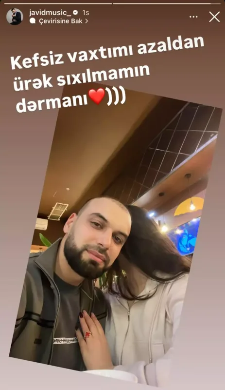 Caviddən xanımına tərif - Foto