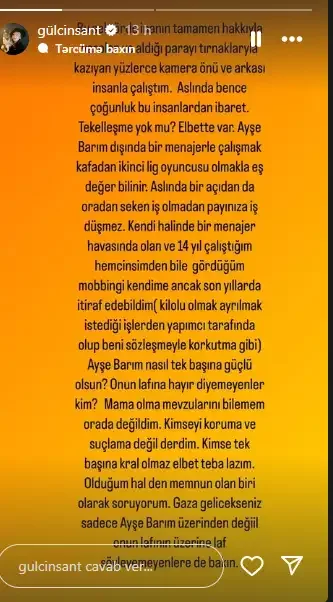 “Yalı çapkını”nın aktrisası həqiqəti açıqladı