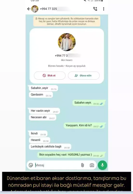Məşhurların adından dələduzluq edənlərlə bağlı - Rəsmi açıqlama