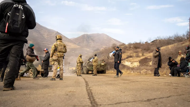 “44”ün çəkilişləri gedir - Fotolar