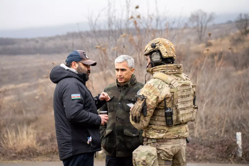 “44”ün çəkilişləri gedir - Fotolar