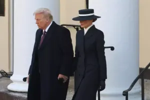 Donald Tramp xanımı ilə andiçmədə