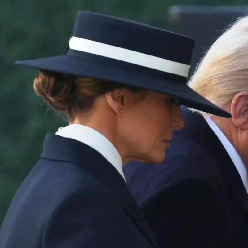 Donald Tramp xanımı ilə andiçmədə