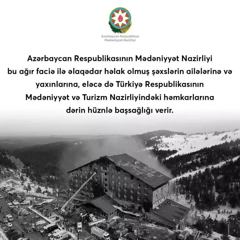 Nazirlikdən Türkiyəyə başsağlığı
