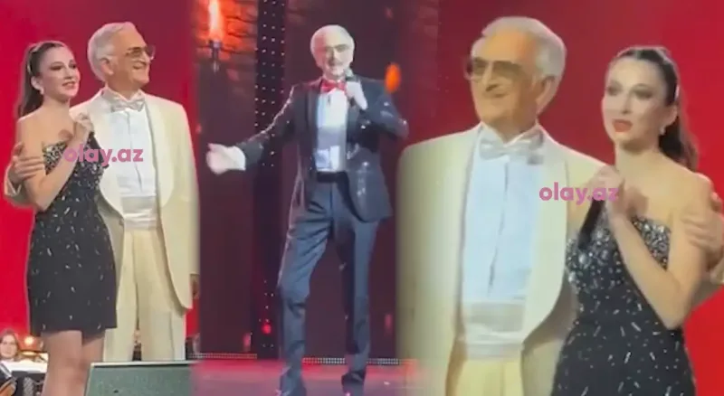 Qızı Polad Bülbüloğlunun konsertində çıxışı etdi