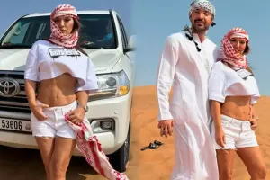 Demetin ailəsi ilə Dubay istirahəti