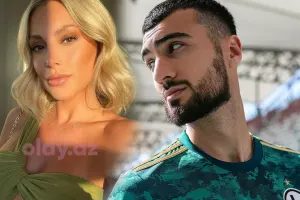 Mahir Emreli sevgilisi ilə gəzintidə