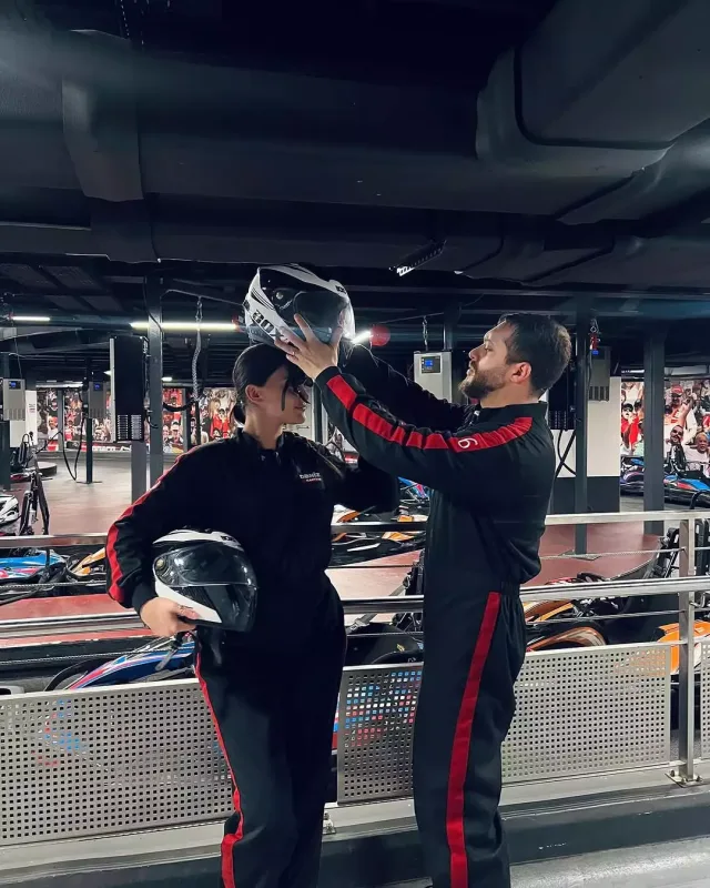 Cövdət xanımı ilə kartinqdə