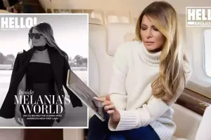 Melaniya Tramp “Hello”nun siması oldu!