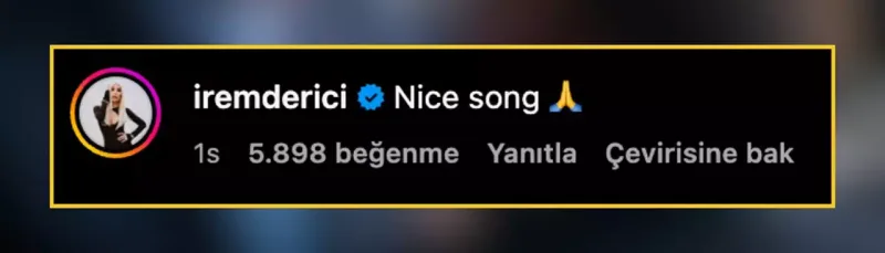 Erdoğanla şəklini İremin mahnısı ilə paylaşdı