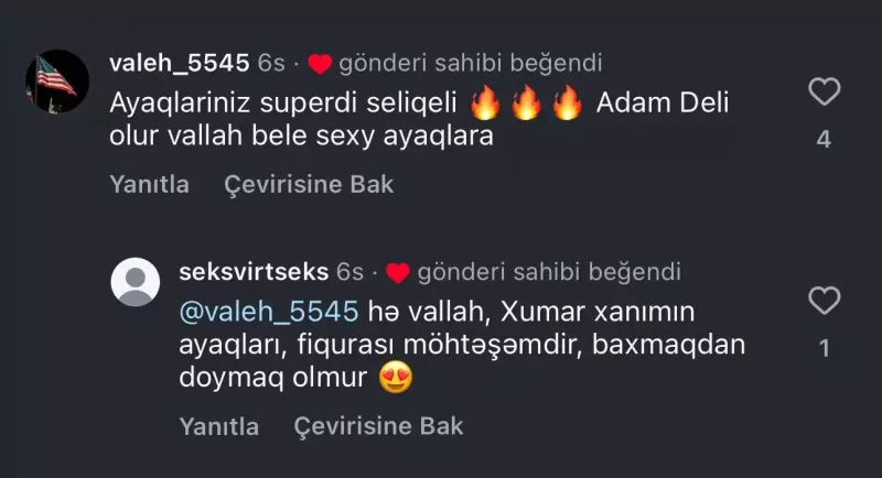 Ayaqlarına gələn şərhlər Xumarı məst etdi
