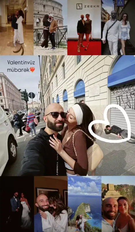 Əlixan xanımı ilə şəkillərini paylaşdı